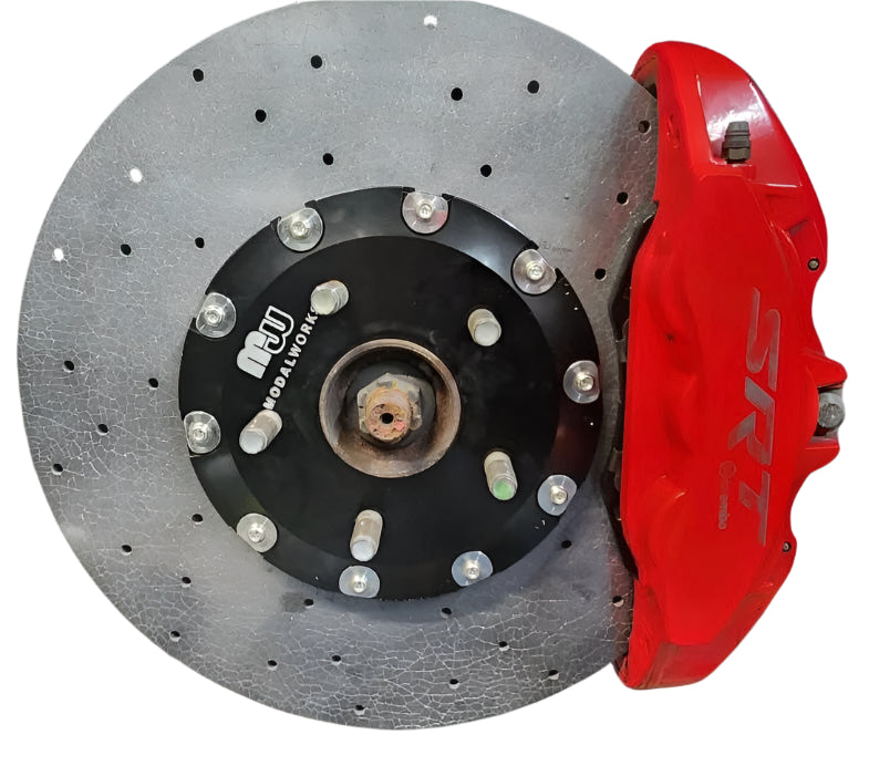 -Carbon Ceramic Brake Rotors Front WK2 Jeep Trackhawk, Dodge Durango Hellcat-Brake Rotors - 2 Piece-ModalWorks