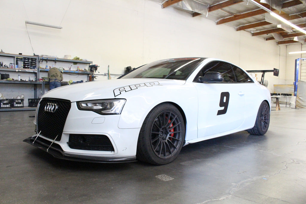 -APR Performance Audi S5 Stock Bumper Front Wind Splitter 2009-2012