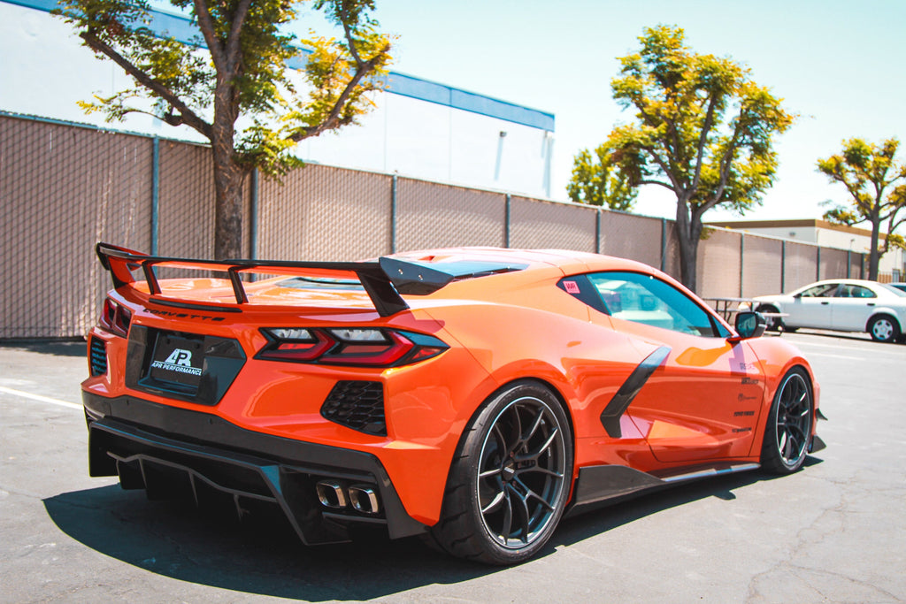 -APR Performance Chevrolet Corvette C8 License Plate Backing 2020-UP