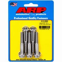 Load image into Gallery viewer, ARP 612-2000 5/16-18 x 2.000 SS 12pt Bolts 5pk