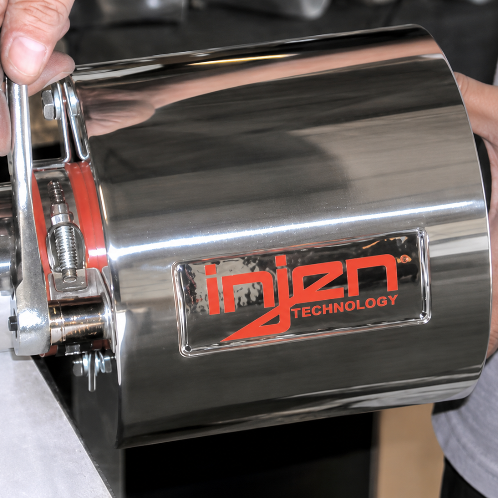 Injen Aluminum Air Filter Heat Shield Universal Fits 2.50 2.75 3.00 Polished