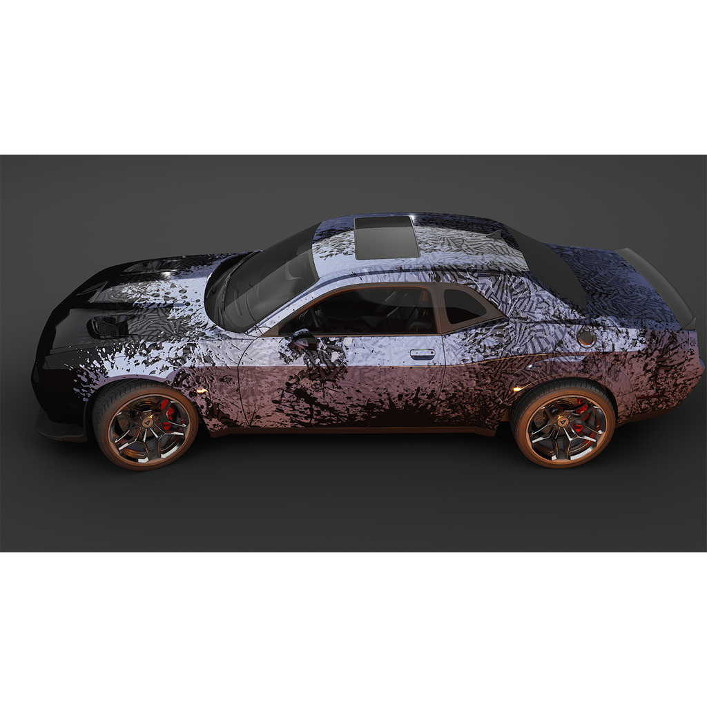 Vinyl Car Wrap Film - Ink Fusion (Blue) Wraptek