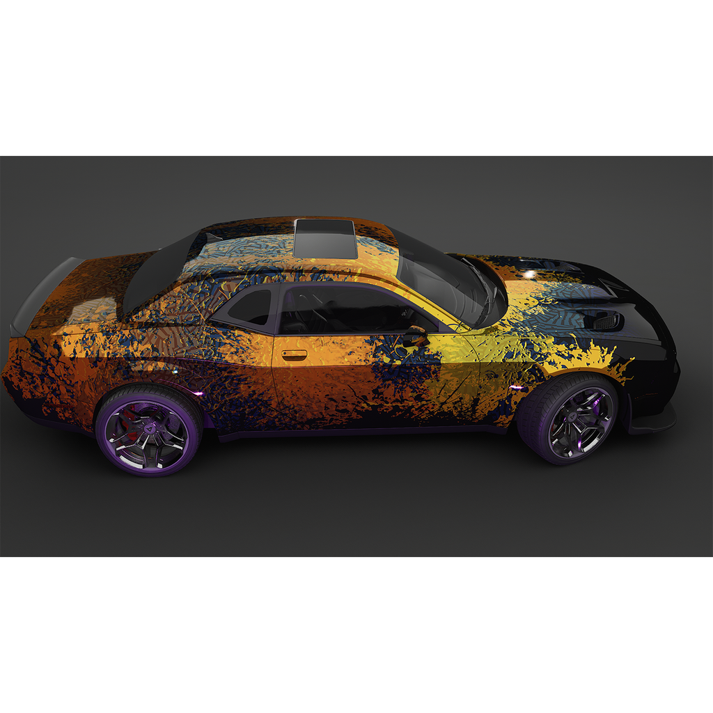 Vinyl Car Wrap Film - Ink Fusion (Orange)-Vehicle Wrap-Wraptek