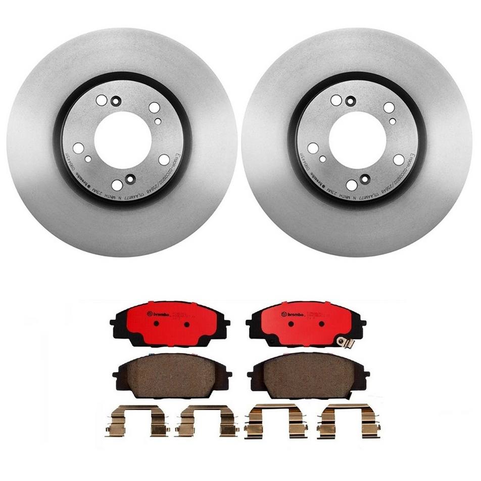 BREKT00600-Brembo OE 00-09 Honda S2000 Front Disc Brake Kit-Brake Rotors - OE-Brembo OE