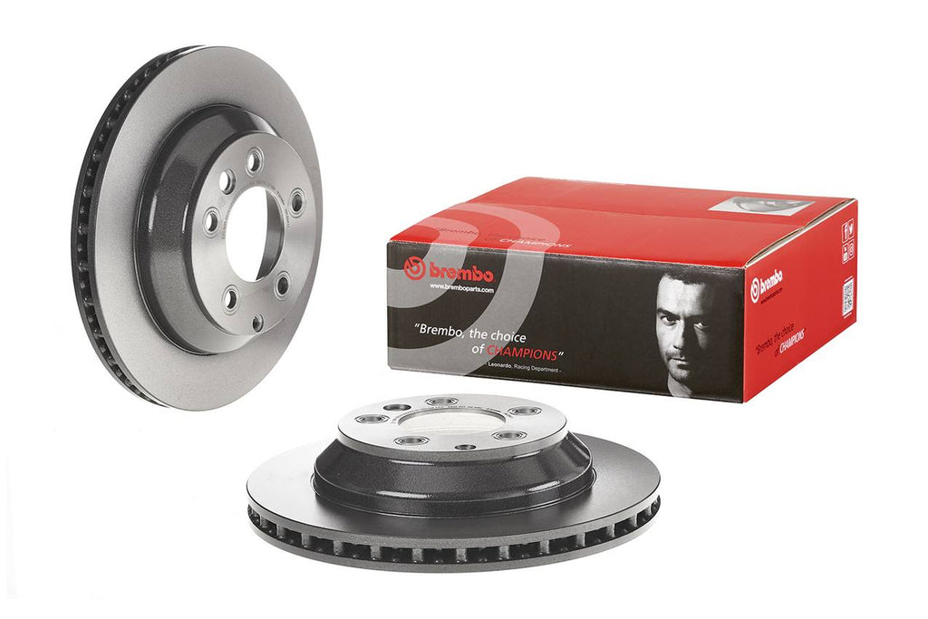 Porsche Volkswagen Disc Brake Pad and Rotor Kit – Rear (330mm) (Low-Met) Brembo
