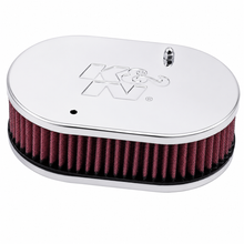 Load image into Gallery viewer, K&amp;N 56-9105 Oval Carburetor Air Filter 51mm Neck Flange