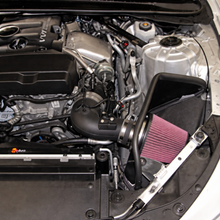 Load image into Gallery viewer, K&amp;N 57-3105 intake kit installed in 2016-2017 Chevrolet Camaro 2.0L Turbo engine bay