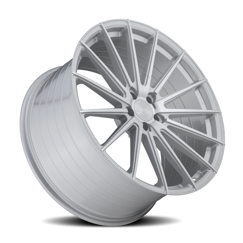 Morus Kraft 18x8.5 +35 5x112mm 66.56mm Silver Machined Spoke Faces