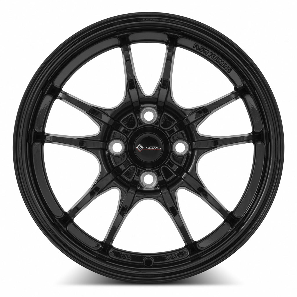 Vors Wheels Vors LT10 15x7 40 4x100mm 73.1mm Gloss Black
