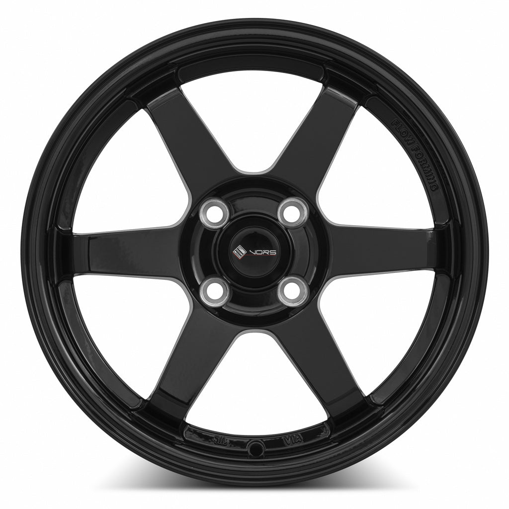 Vors Wheels Vors LT37 15x7 40 4x100mm 73.1mm Gloss Black