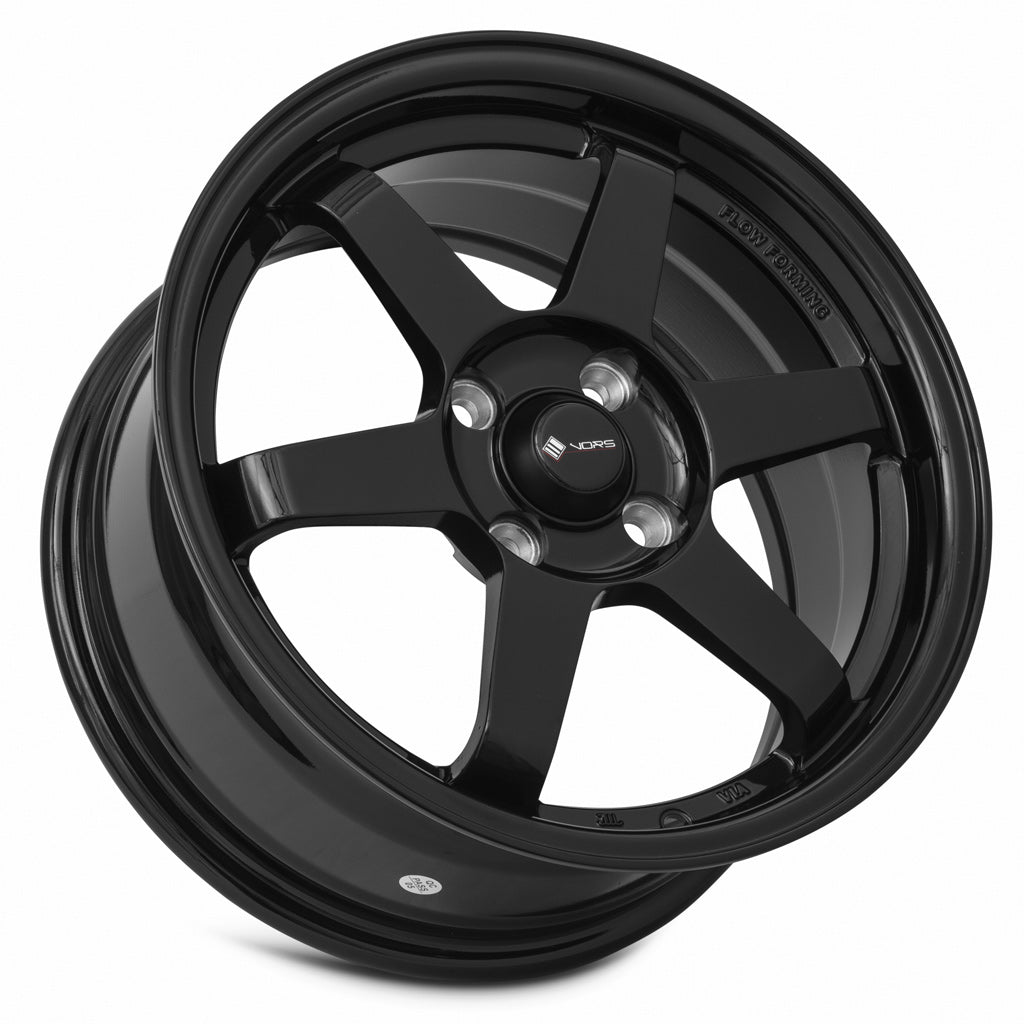 Vors Wheels Vors LT37 15x7 40 4x100mm 73.1mm Gloss Black