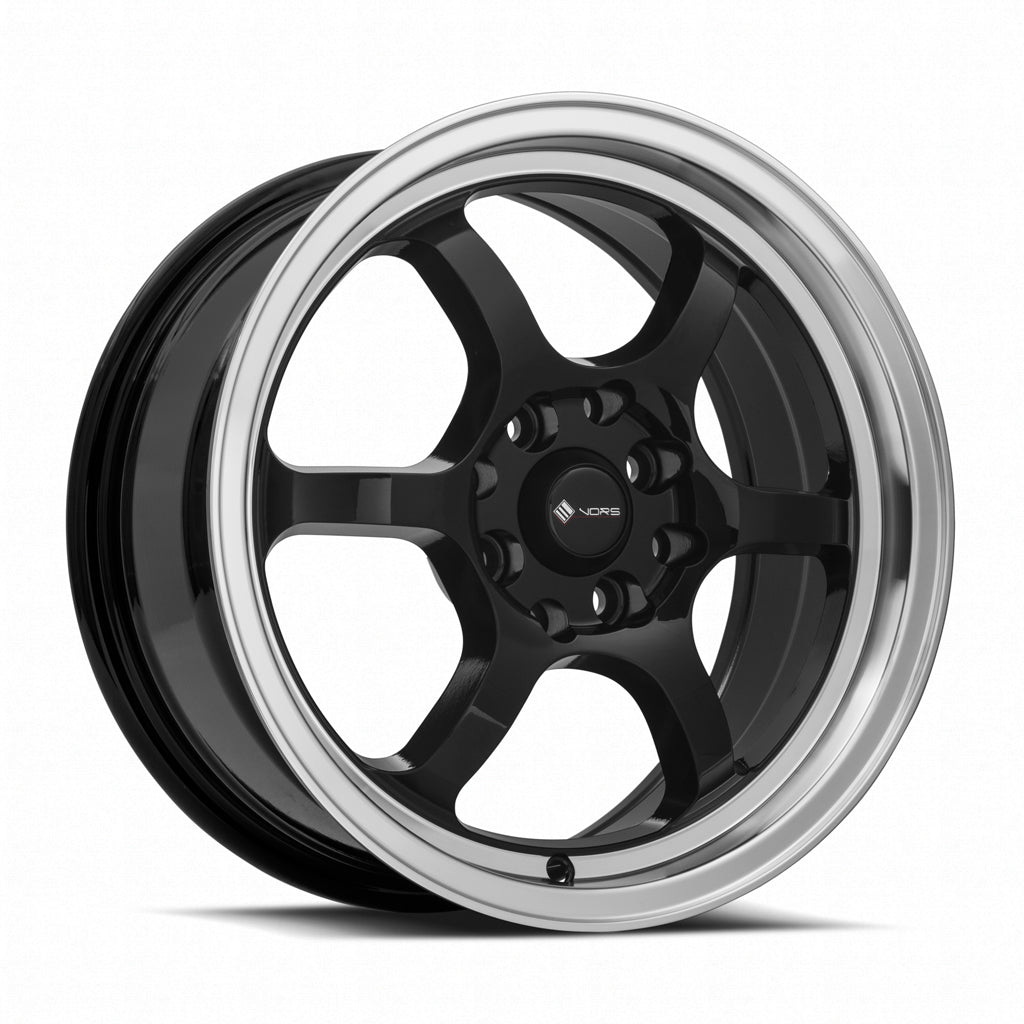 Vors Wheels Vors LT61 15x7 35 4x100/4x114.3mm 73.1mm Gloss Black