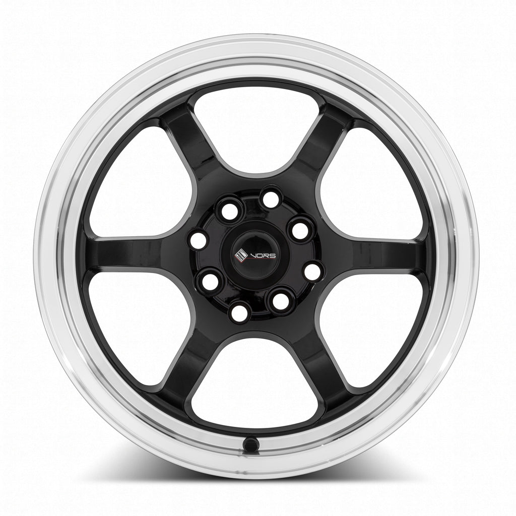 Vors Wheels Vors LT61 15x7 35 4x100/4x114.3mm 73.1mm Gloss Black
