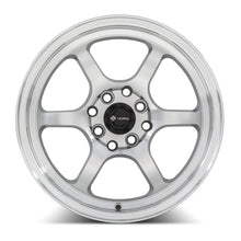 Load image into Gallery viewer, Vors Wheels Vors LT61 15x7 35 4x100/4x114.3mm 73.1mm Silver Machined Face