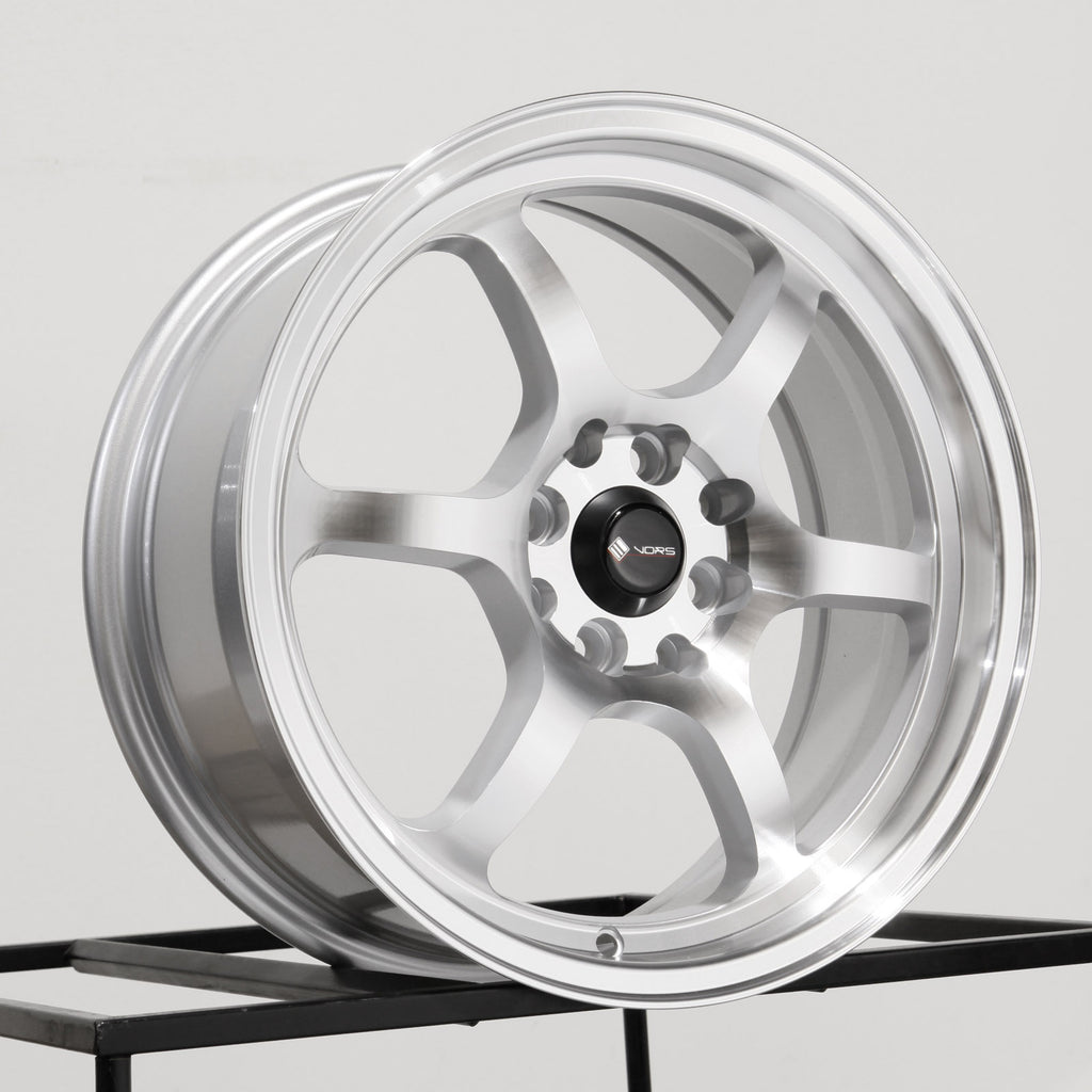 Vors Wheels Vors LT61 16x7 35 4x100/4x114.3mm 73.1mm Silver Machined Face