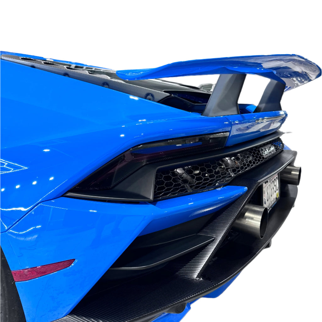 Lamborghini Huracan EVO Rear Wing with Legs and Rear Decklid - Black Ops Auto Works