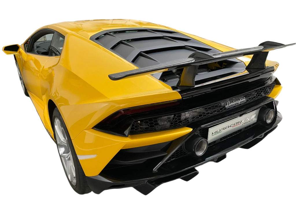 Lamborghini Huracan EVO Rear Wing with Legs and Rear Decklid - Black Ops Auto Works