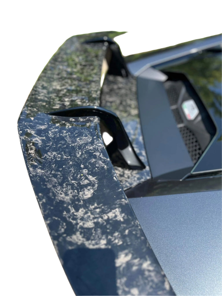 Lamborghini Huracan EVO Rear Wing with Legs and Rear Decklid - Black Ops Auto Works