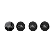 Load image into Gallery viewer, Ford Racing Car Black and Chrome Wheel Cap
