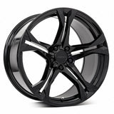 MRR M017 20x10 23 5x120mm 67.1mm Gloss Black