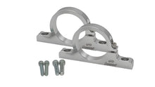 Load image into Gallery viewer, Granatelli Motor Sports 2.00" (50mm) Aluminum Fuel Filter Mounting Brackets Clear Anodize