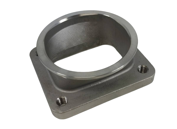 Granatelli Turbo Adapter Cast 2.5in V-Band to T4 Housing (Threaded) Granatelli Motor Sports