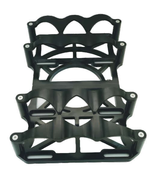 Granatelli 6 Volt OPTIMA Billet Battery Tray Set - Anodized Black Granatelli Motor Sports