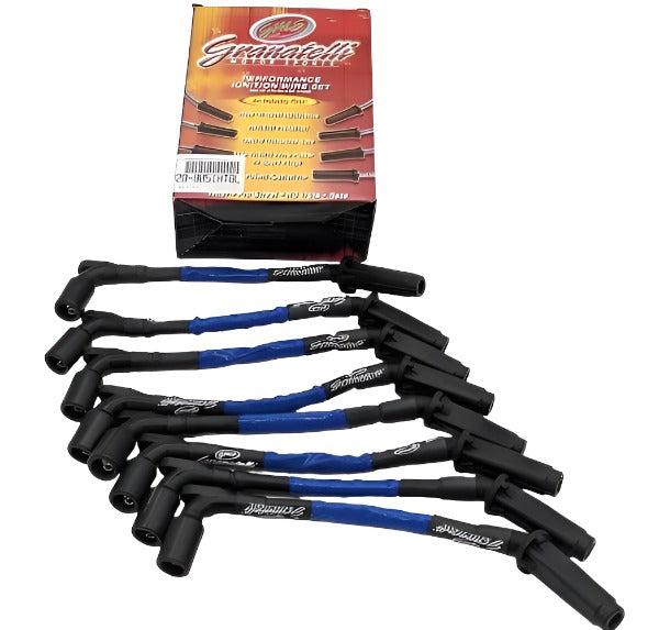 Granatelli 20-23 GM LT2 6.2L Hi-Perf Coil-Near-Plug Wire Connector Kit w/Blue Jacket/Black Sleeve Granatelli Motor Sports