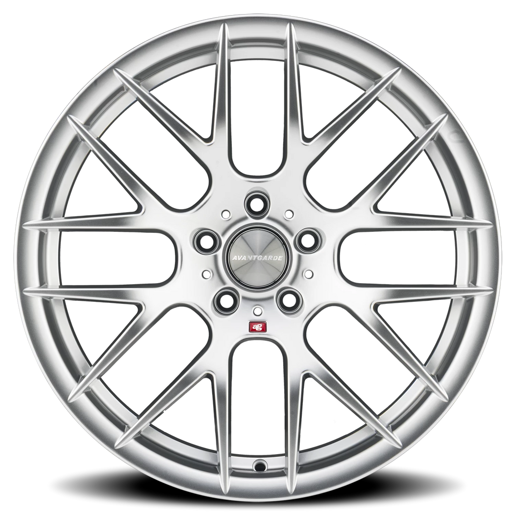 Avant Garde M359 19x10 +25 5x120mm 72.6mm Hyper Silver