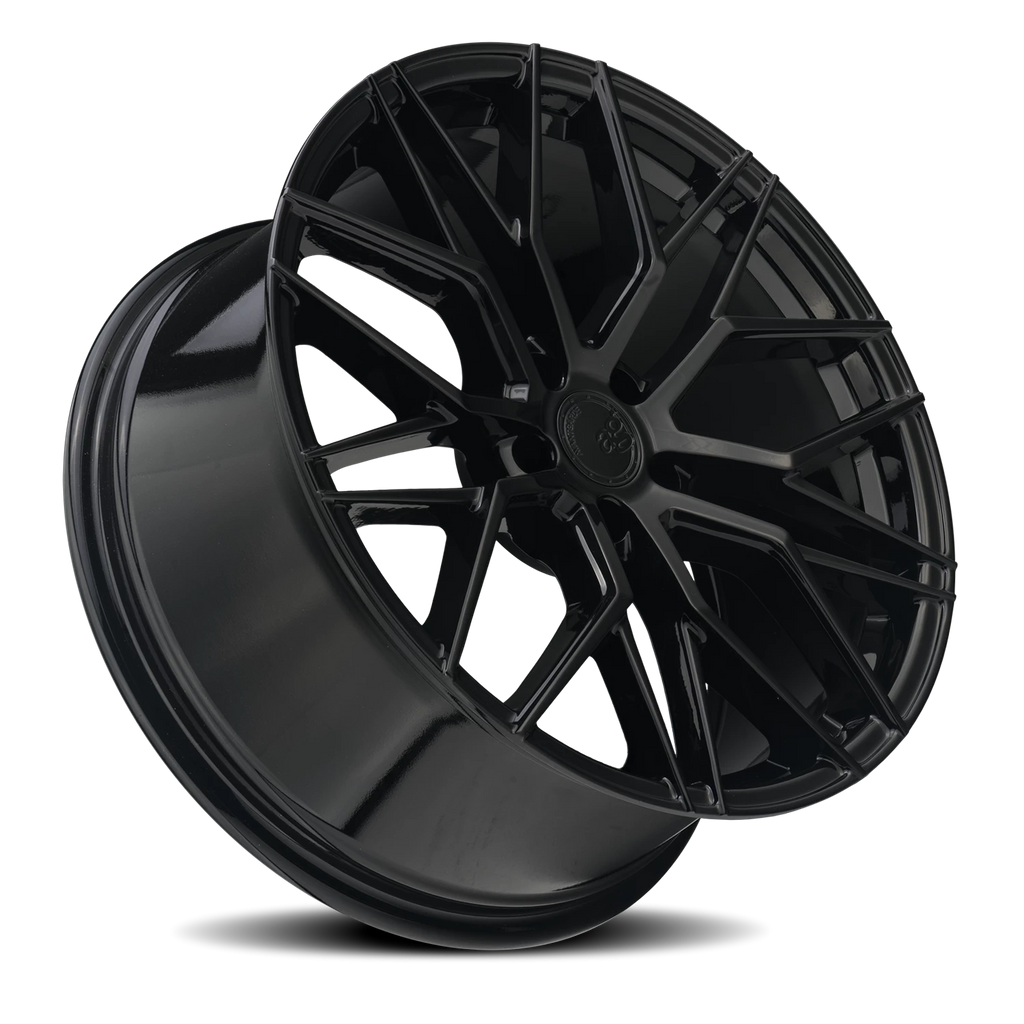 Avant Garde M520R 20x10 +25 5x112mm 66.56mm Gloss Black 20X10  5-112.00 25 AVG
