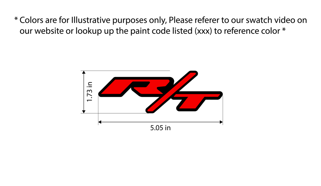 Exotic Innovations MOPAR RT Grille Badge | Custom Color & Carbon Fiber