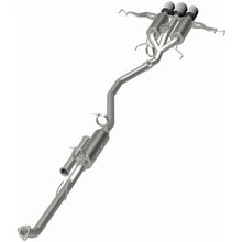 Load image into Gallery viewer, Alternate angle of MagnaFlow SPEQ Series Cat-Back Performance Exhaust System for 2023 and later Honda Civic Type R, showing full assembly from a different perspective
