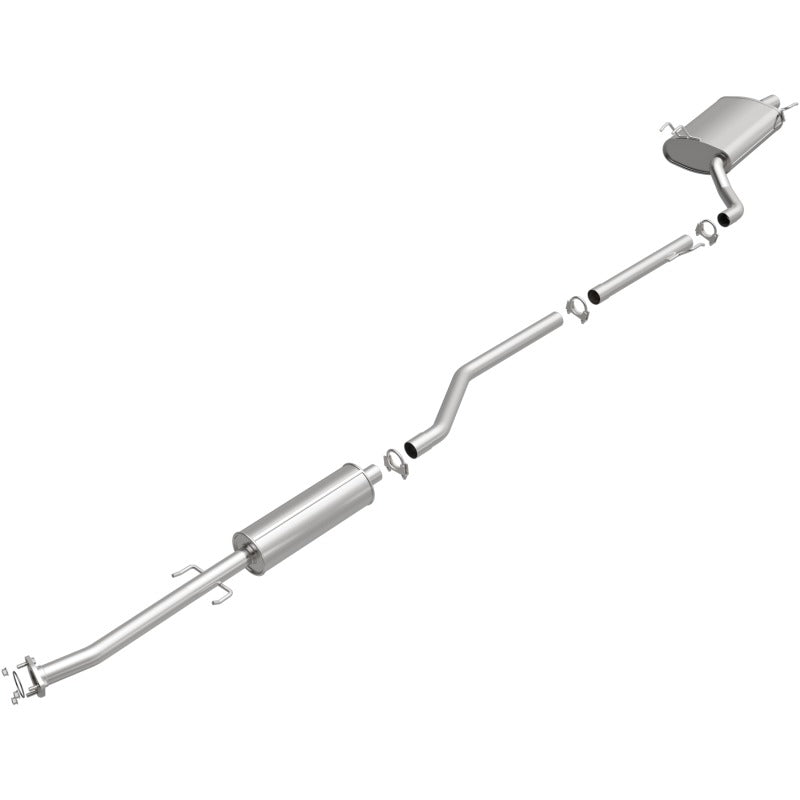 MagnaFlow BRE exhaust piping assembly showing mandrel-bent tubing for 2008-2012 Honda Accord