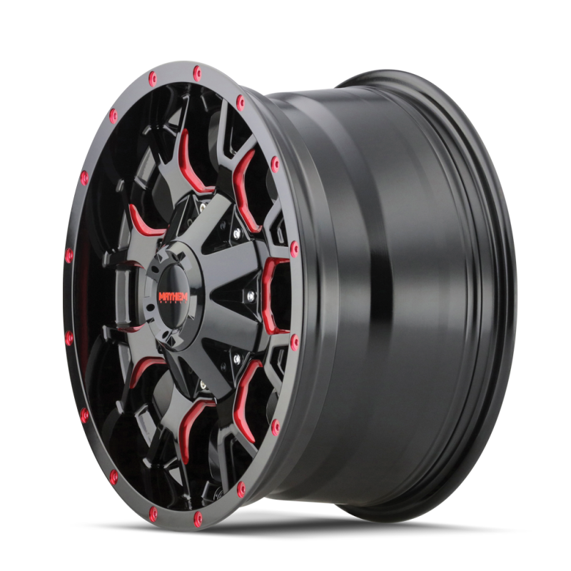 Mayhem 8015 Warrior 18x9 6x135 ET18 Black Prism Red