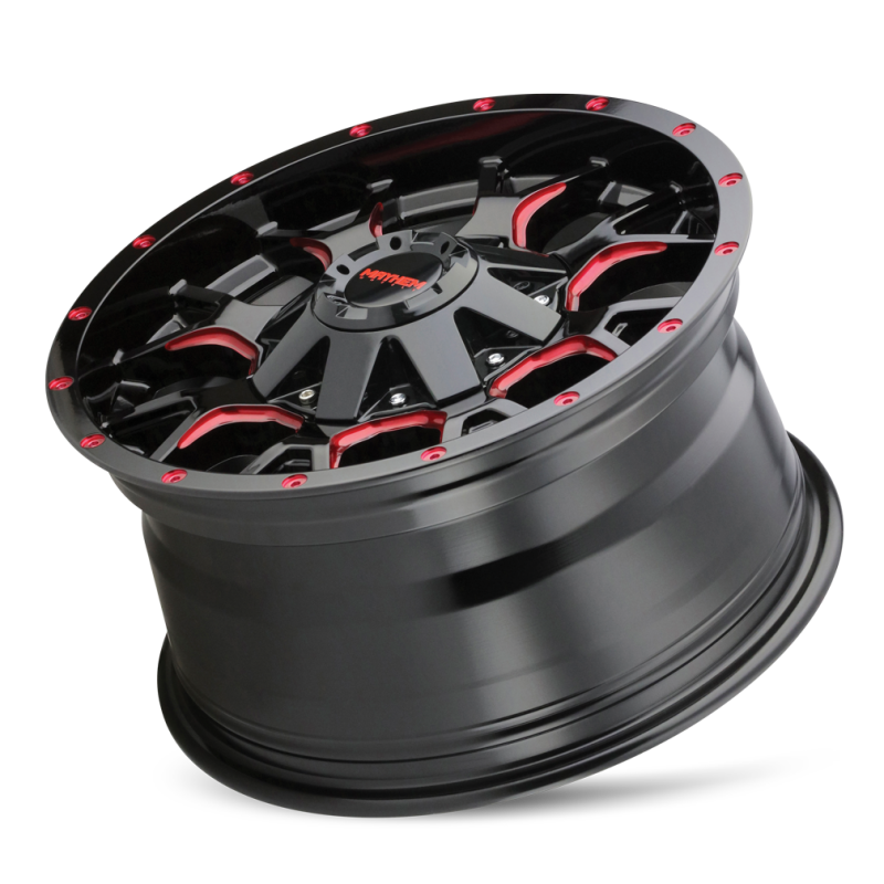 Mayhem 8015 Warrior 18x9 6x135 ET18 Black Prism Red