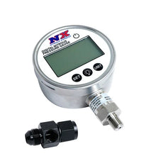 Load image into Gallery viewer, NEX15543D - Nitrous Express 4in Digital Nitrous Pressure Gauge W/8AN Adapter