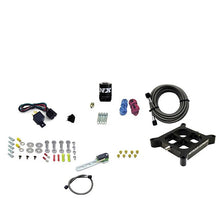 Load image into Gallery viewer, NEX66142-00 - Nitrous Express Dry Single Entry Billet Crossbar Plate System 100-500hp (4150 Flange) w/o Bottle