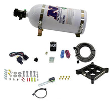 Load image into Gallery viewer, NEX66142-10 - Nitrous Express Dry Single Entry Billet Crossbar Plate System 100-500hp (4150 Flange) w/10lb Bottle
