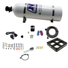 Load image into Gallery viewer, NEX66147-15 - Nitrous Express Dry Single Entry Billet Crossbar Plate System 100-500hp (4500 Flange) w/15lb Bottle