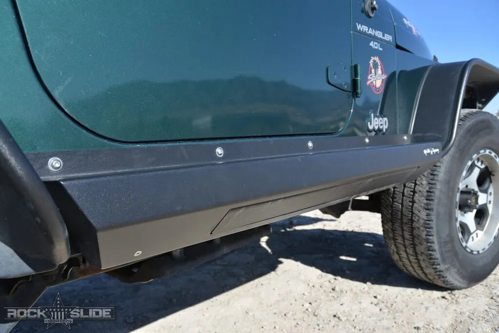 Rock Slide 97-06 Jeep TJ Step Sliders - Black Ops Auto Works