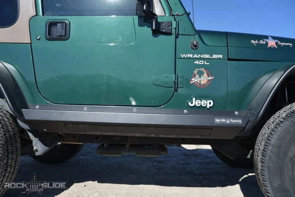 Rock Slide 97-06 Jeep TJ Step Sliders - Black Ops Auto Works