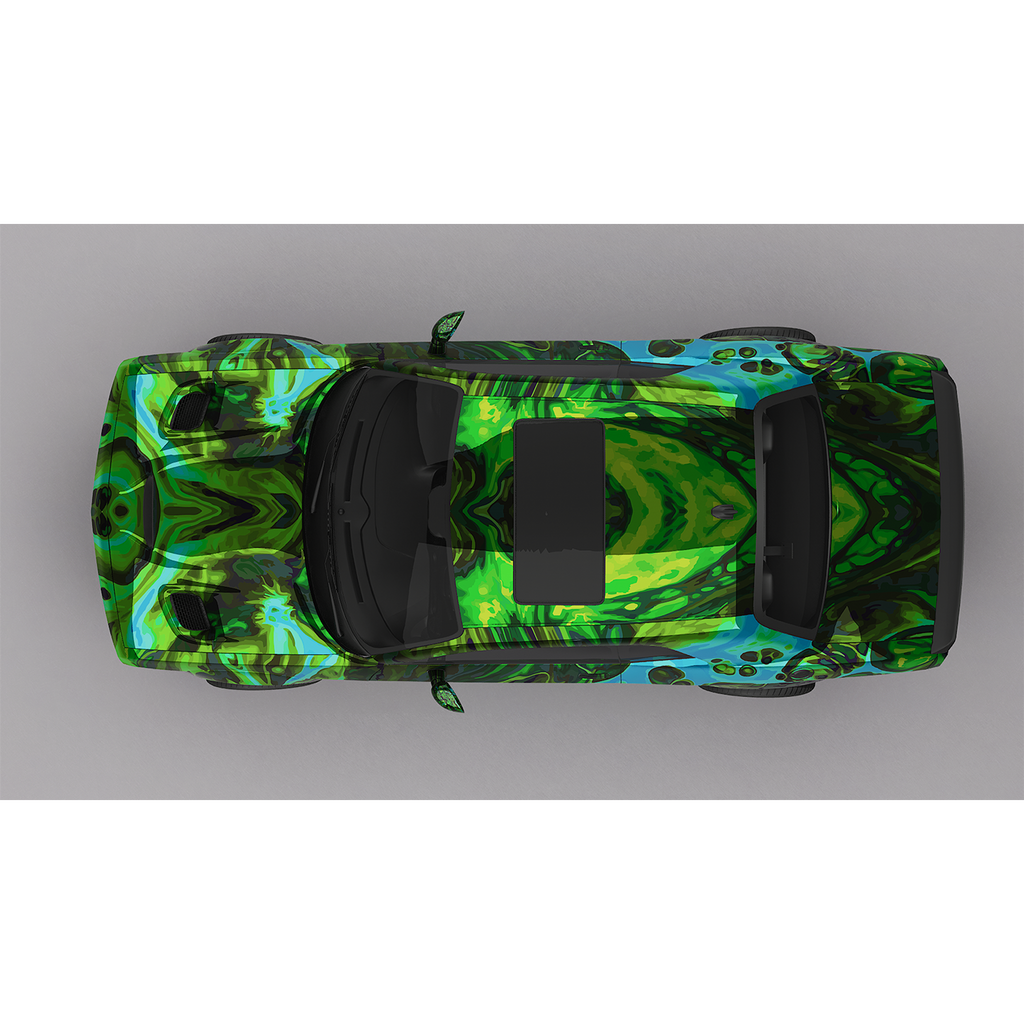 Vinyl Car Wrap Film - Oilslick (Green)-Vehicle Wrap-Wraptek