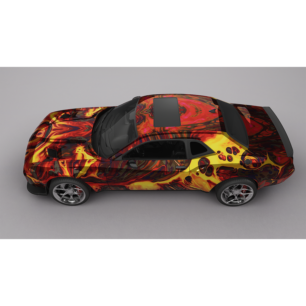 Vinyl Car Wrap Film - Oilslick (Red)-Vehicle Wrap-Wraptek