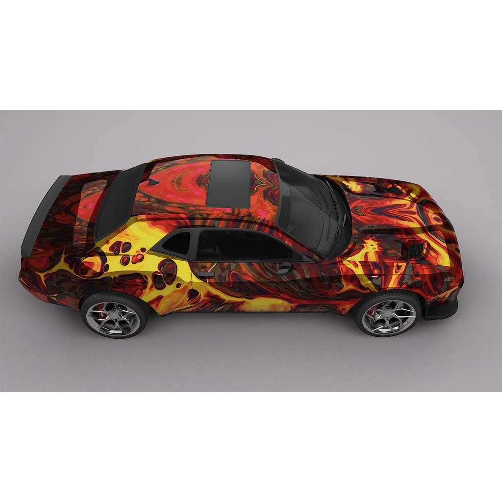 Vinyl Car Wrap Film - Oilslick (Red)-Vehicle Wrap-Wraptek
