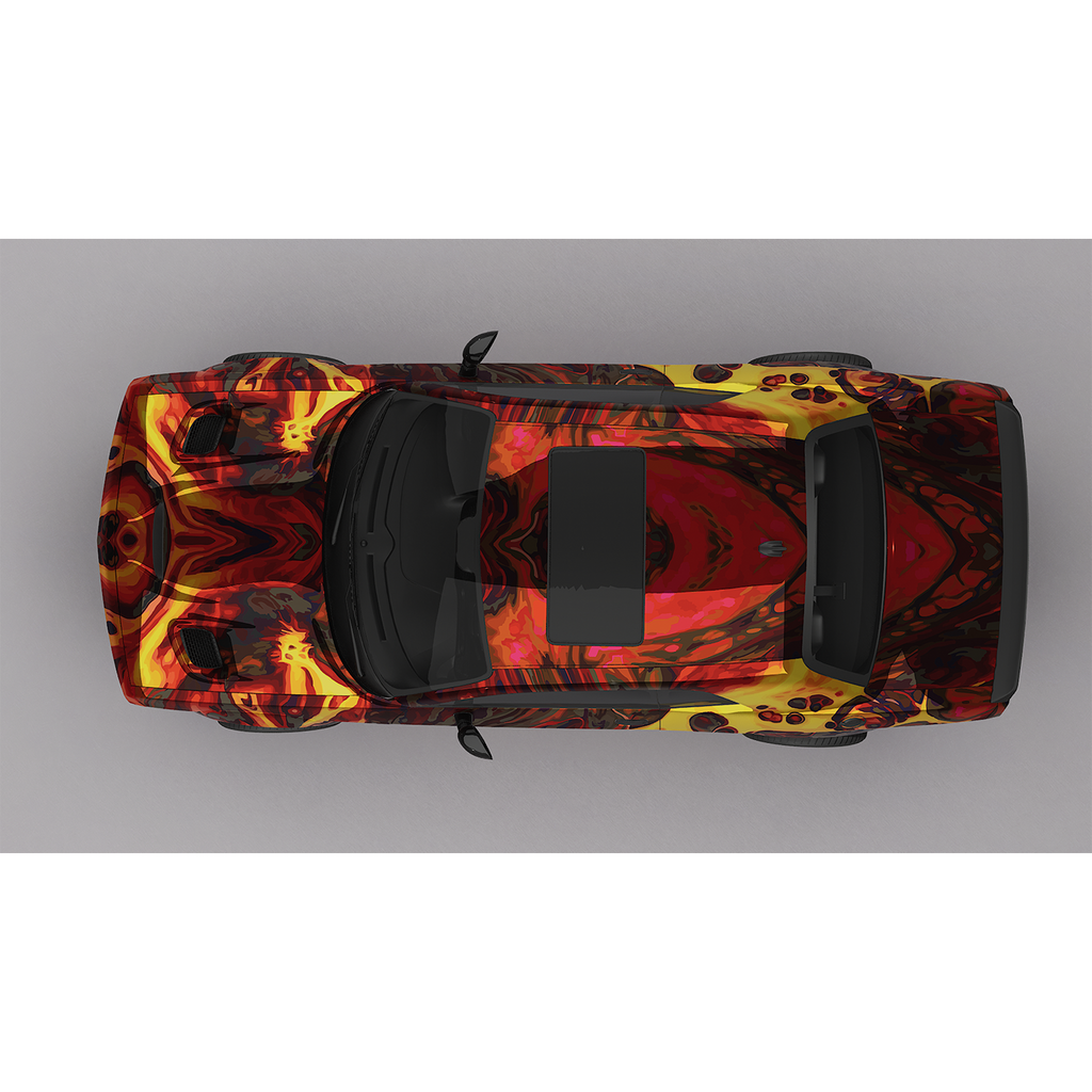 Vinyl Car Wrap Film - Oilslick (Red)-Vehicle Wrap-Wraptek