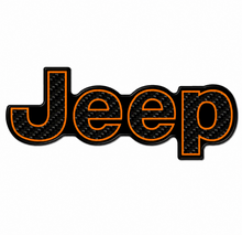 Load image into Gallery viewer, RBDCFJTB Carbon Fiber Jeep Trunk Badge 2011-2022 Grand Cherokee