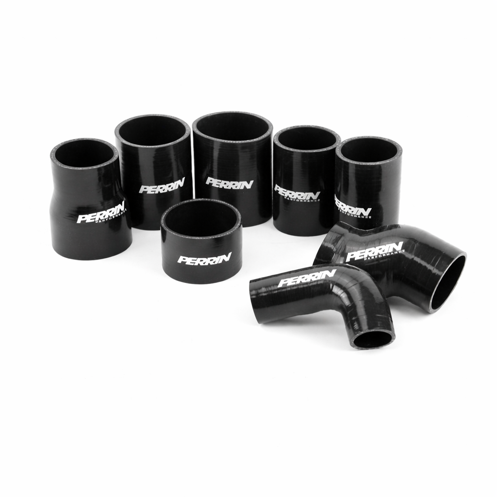 Perrin Performance PERRIN 02-07 Subaru WRX/STI Front Mount Intercooler Boost Tube Kit - Black