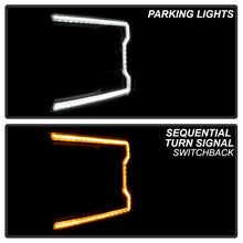 Load image into Gallery viewer, SPY5088475-Spyder 18-20 Ford F-150 Headlights - Halogen Model Only - DRL LED - Black PRO-YD-FF15018HALAP-SEQ-BK-Headlights-SPYDER