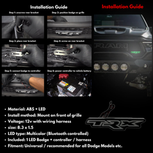 Load image into Gallery viewer, -TRX LED Badge: (Multicolor)-Illuminated LED Emblems-RGB Halo Kits
