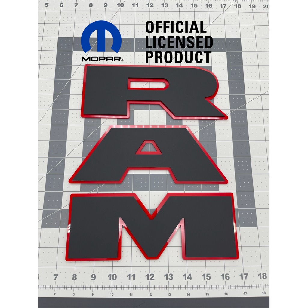 RAM Tailgate Letters-Exterior Trim-Exotic Innovations